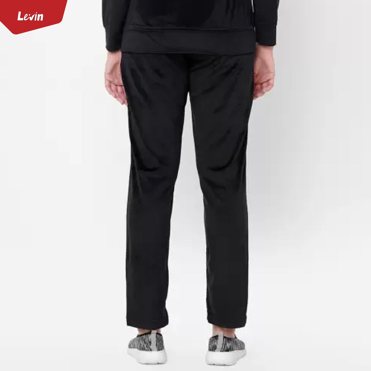 Women's Drawstring Waist Solid Velvet Trouser