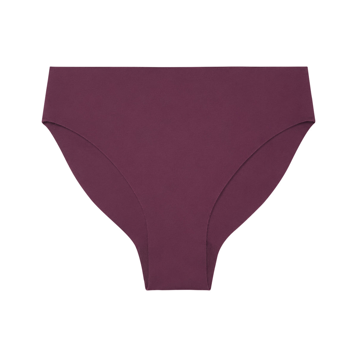Women's Mid-Rise Half Back Coverage Seamless Cotton Brief Panty
