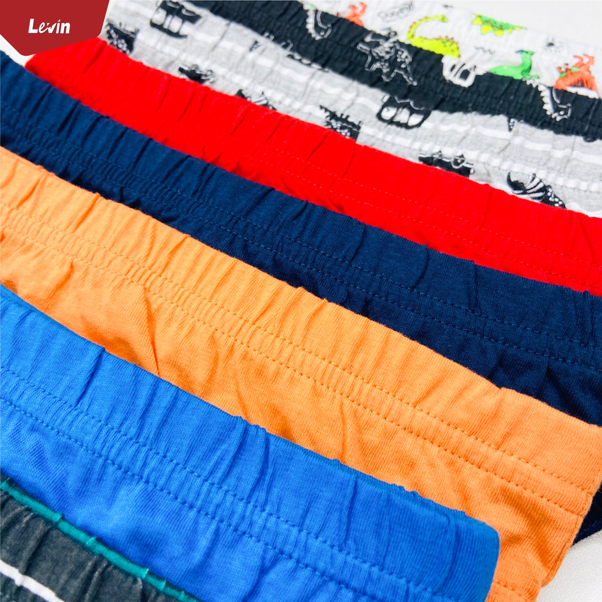 Pack of 5 Assorted Multicolor Cotton Boys Brief