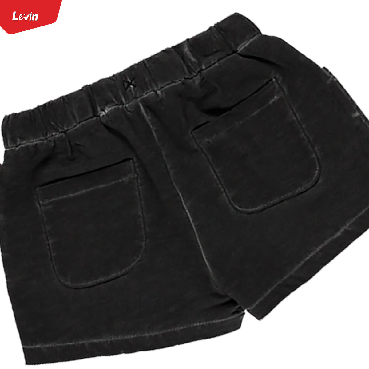 Teen Girls Acid Wash Terry Cotton Short Pant