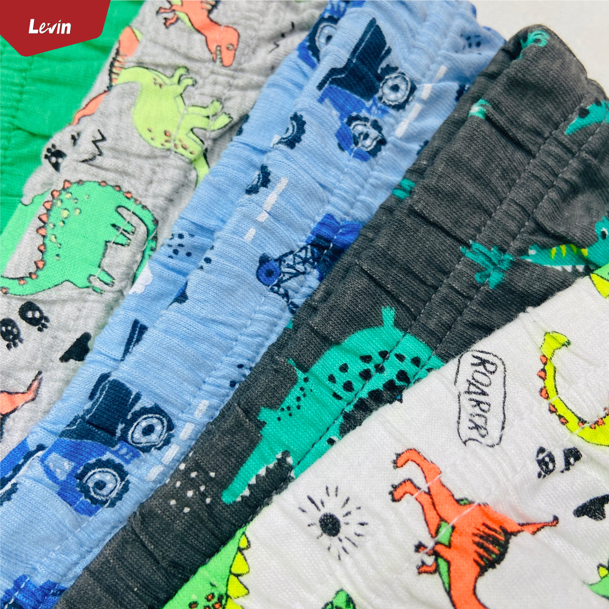 Pack of 5 Assorted Multicolor Cotton Boys Brief