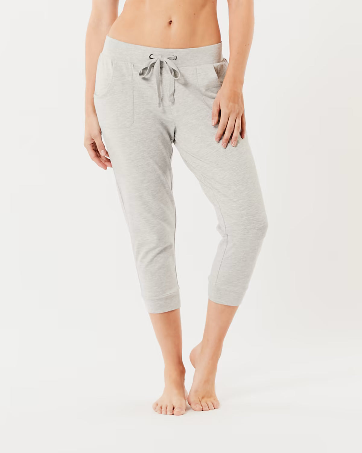 Women's Capri Length Sweatpants Cropped Jogger Pant