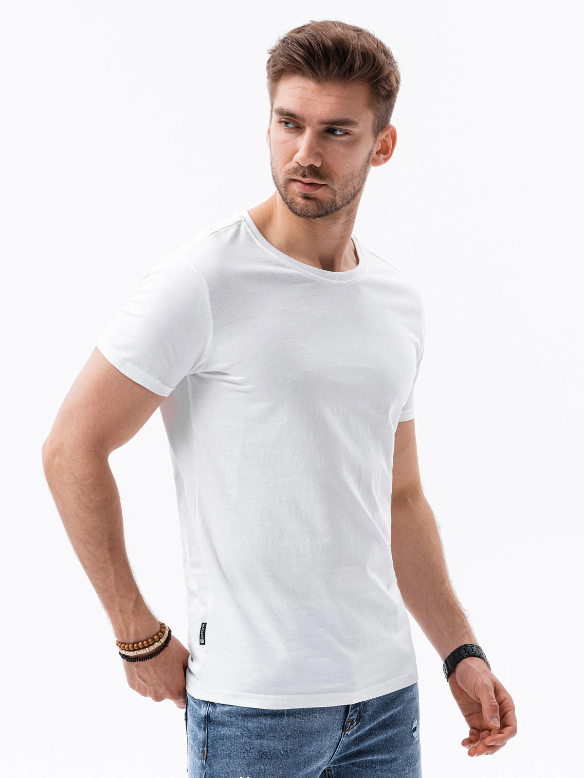 Men's Short Sleeve Round Neck Cotton T-Shirt