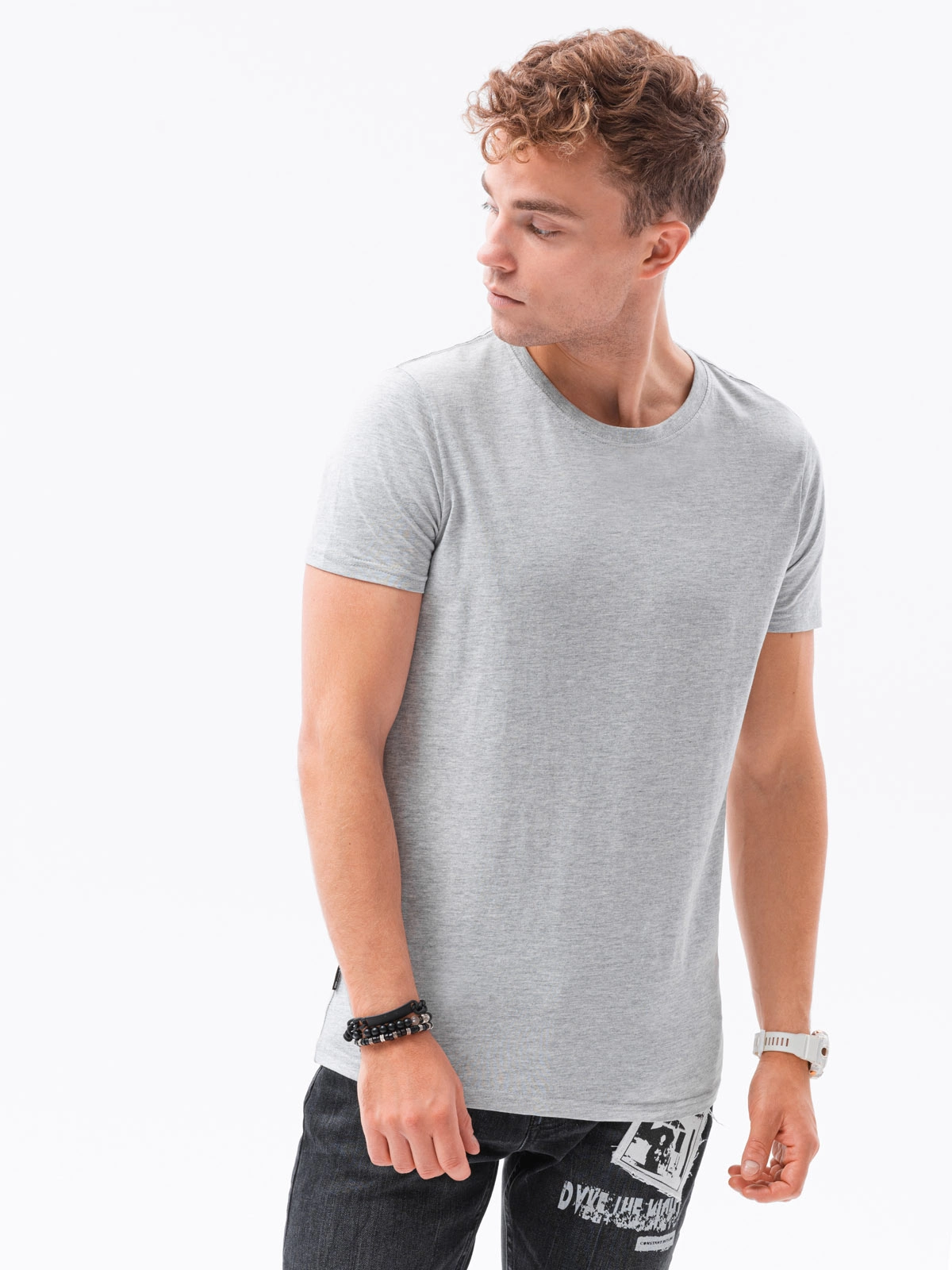 Men's Short Sleeve Round Neck Cotton T-Shirt