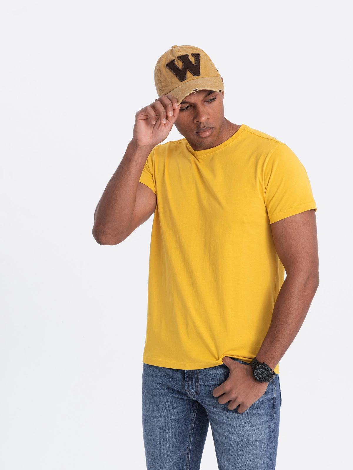 Men's Short Sleeve Round Neck Cotton T-Shirt