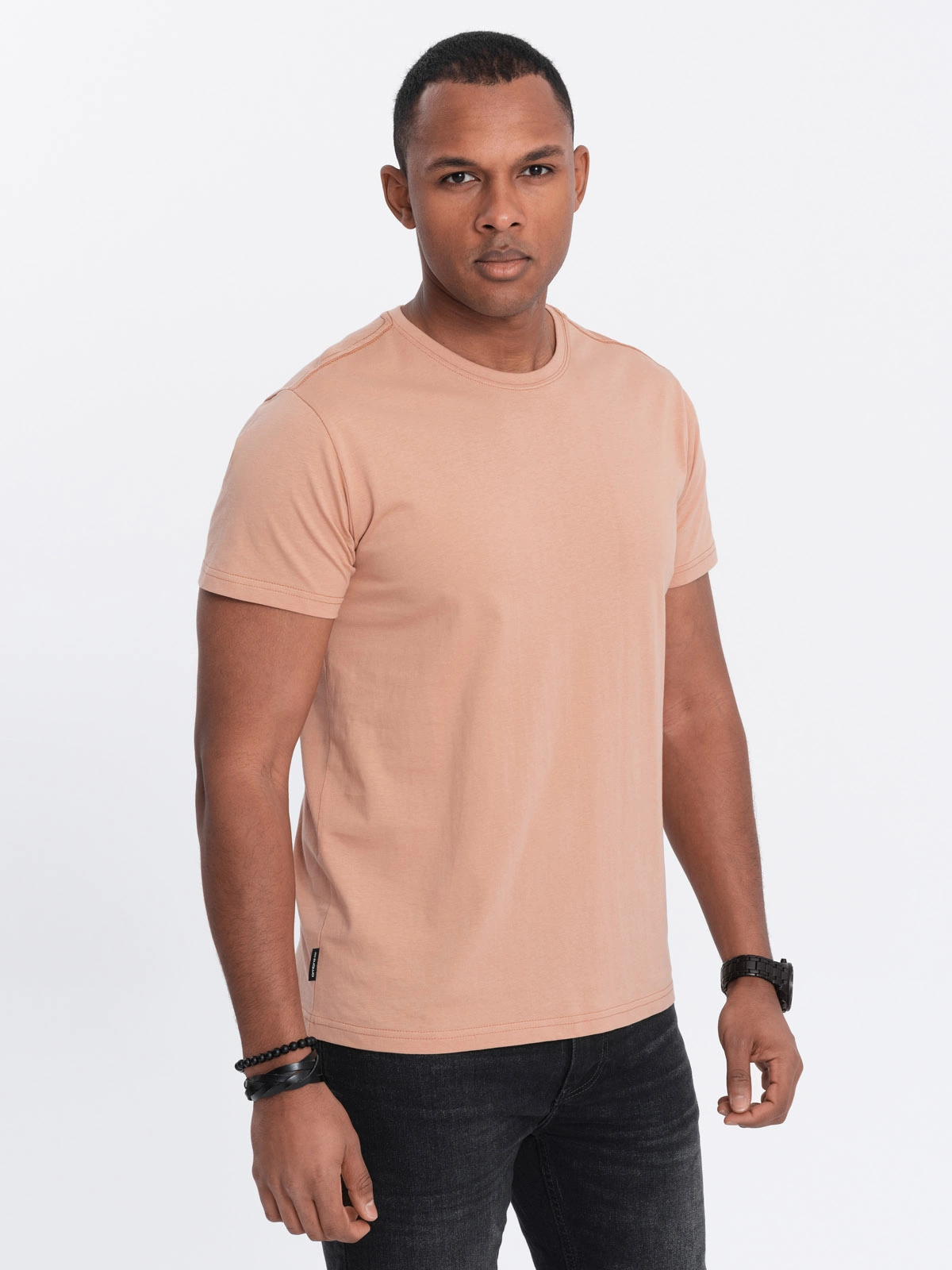 Men's Short Sleeve Round Neck Cotton T-Shirt