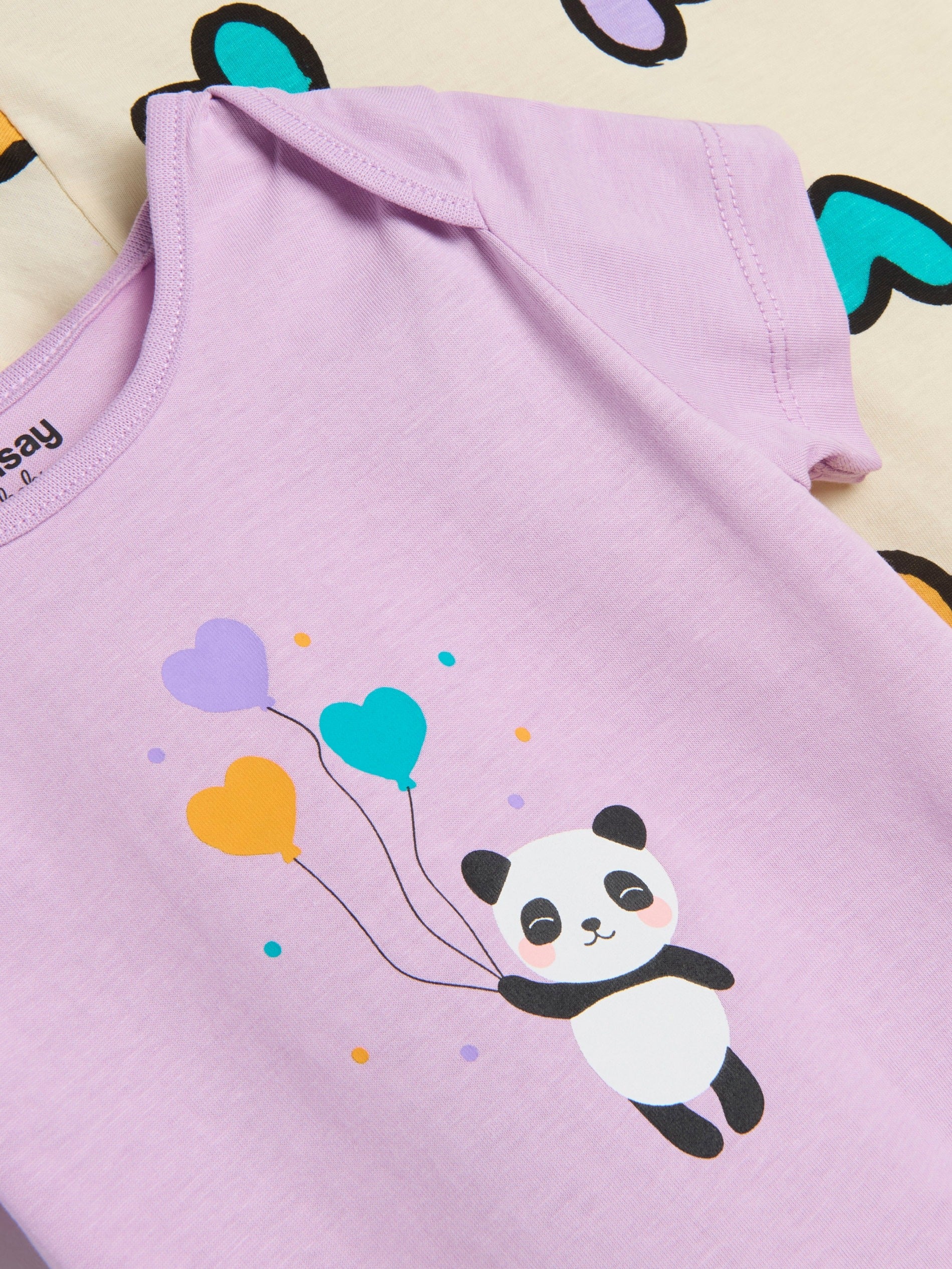 Pack of 5 Baby Short Sleeve Cotton Bodysuits Romper