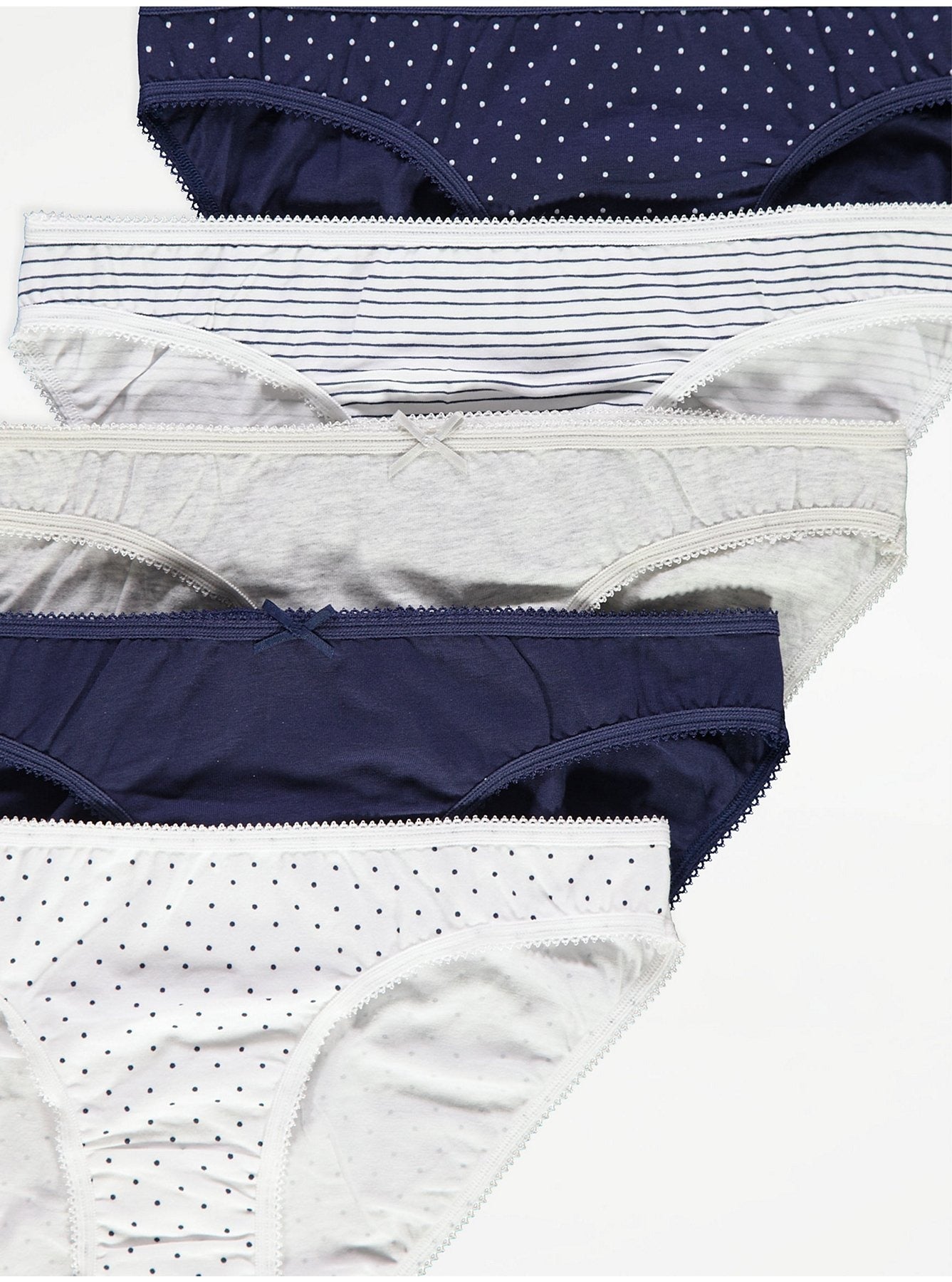 Pack of 3 Womens Cotton Stretch Underwear Mini Briefs