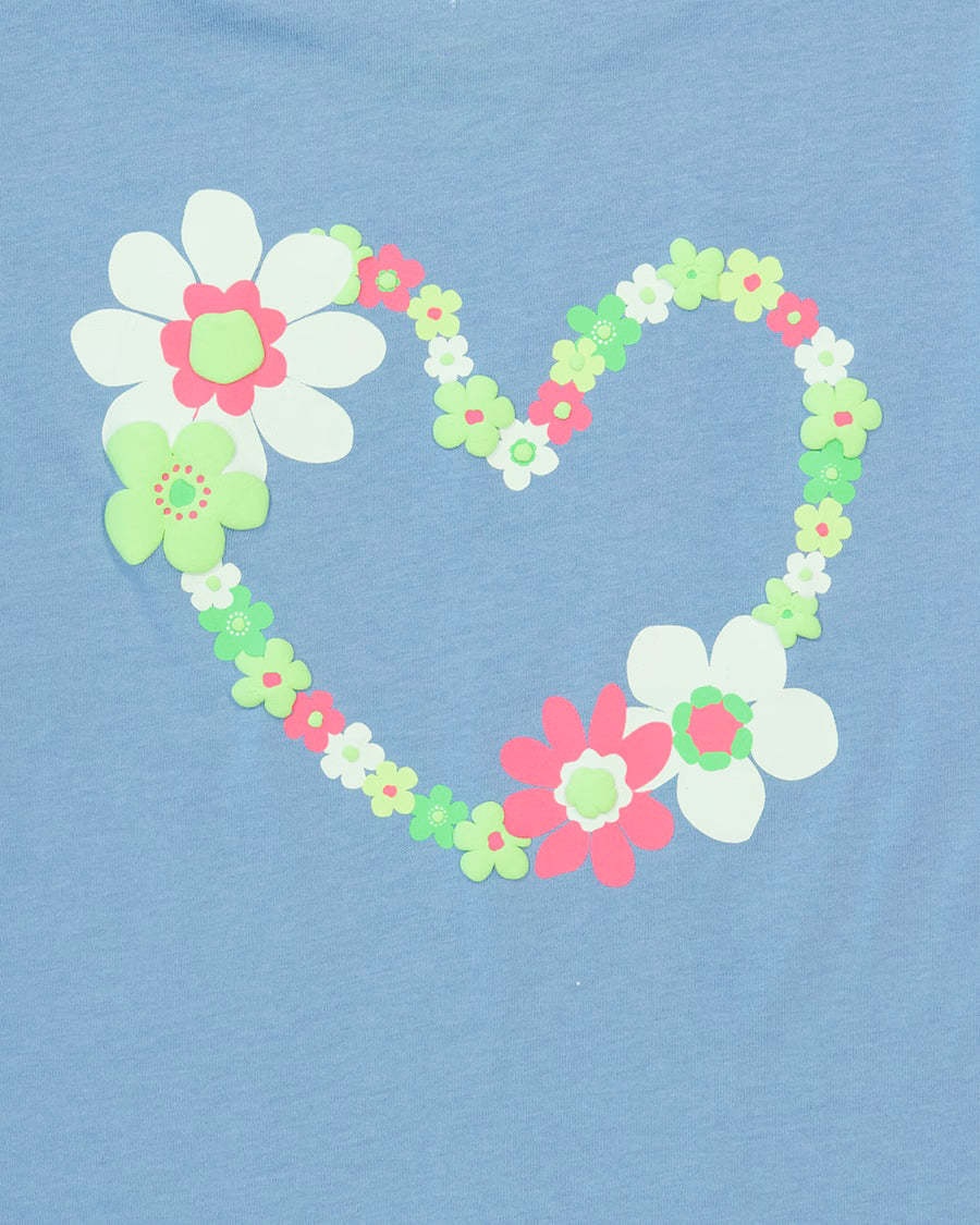 Girls Printed Soft Cotton Short Sleeve T-Shirt