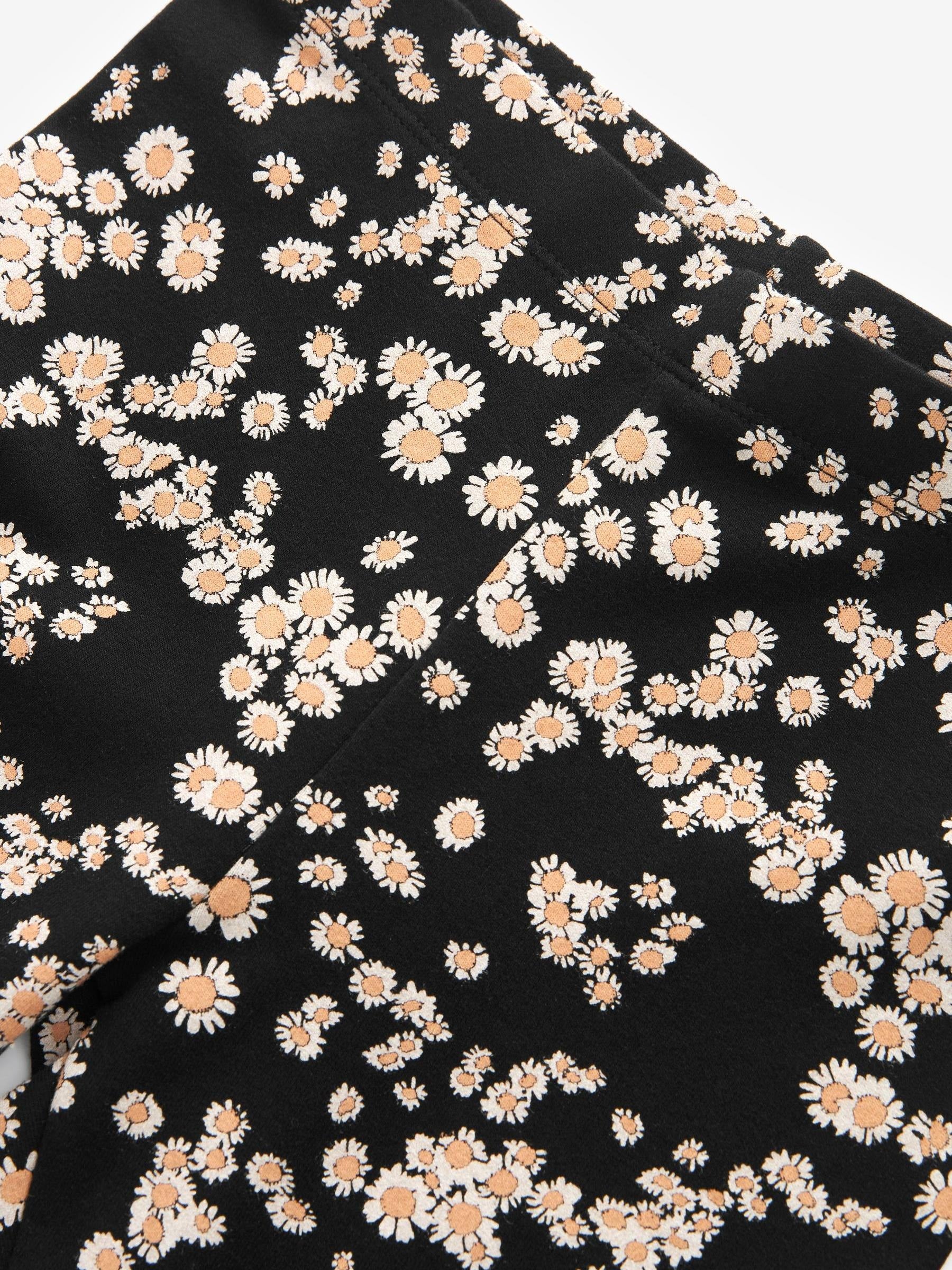 Girls Premium Cotton Jersey Printed Leggings