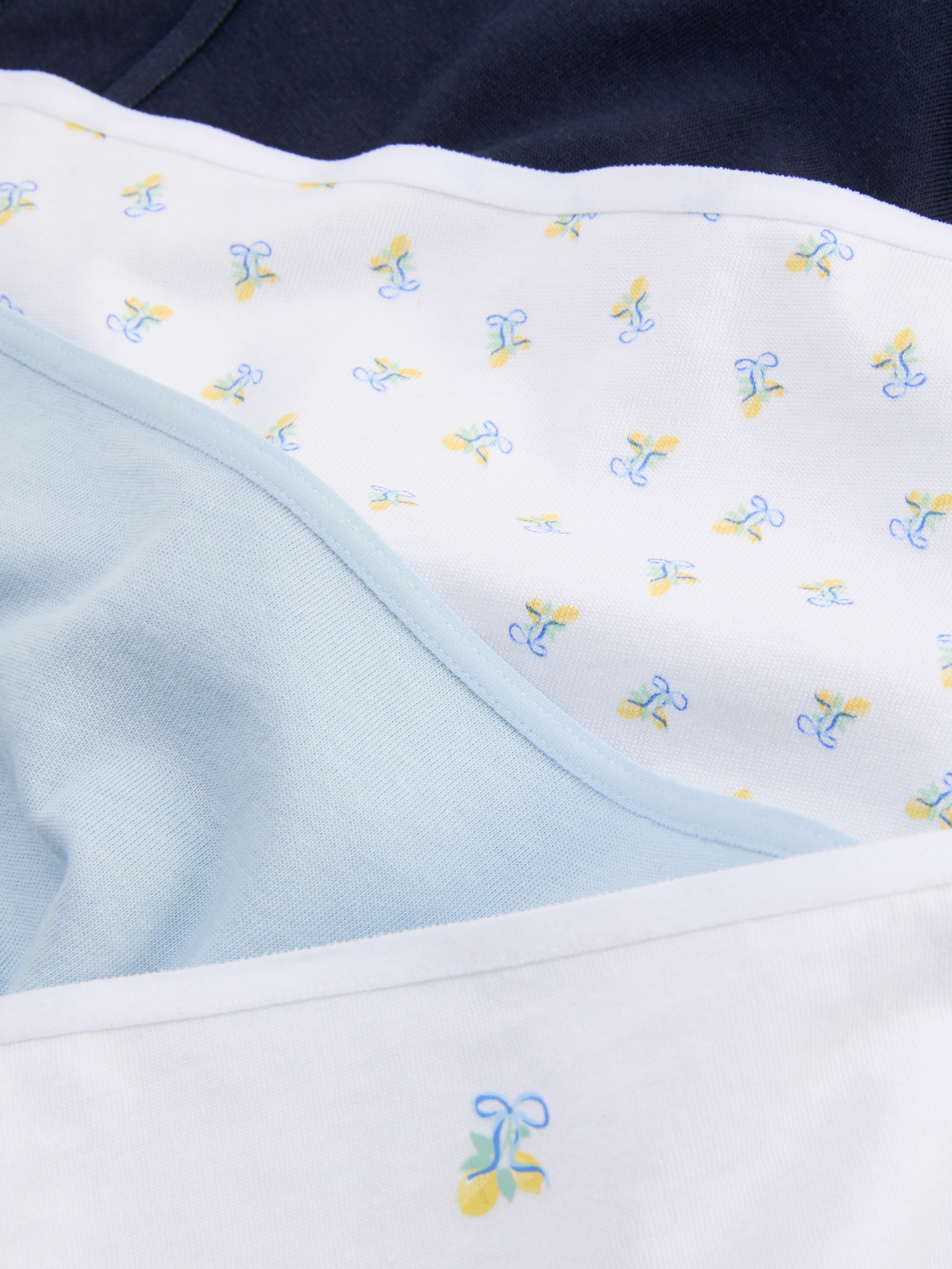 Pack of 5 Womens High Leg Cotton Briefs