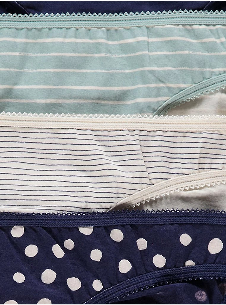 Pack of 3 Womens Cotton Stretch Underwear Mini Briefs