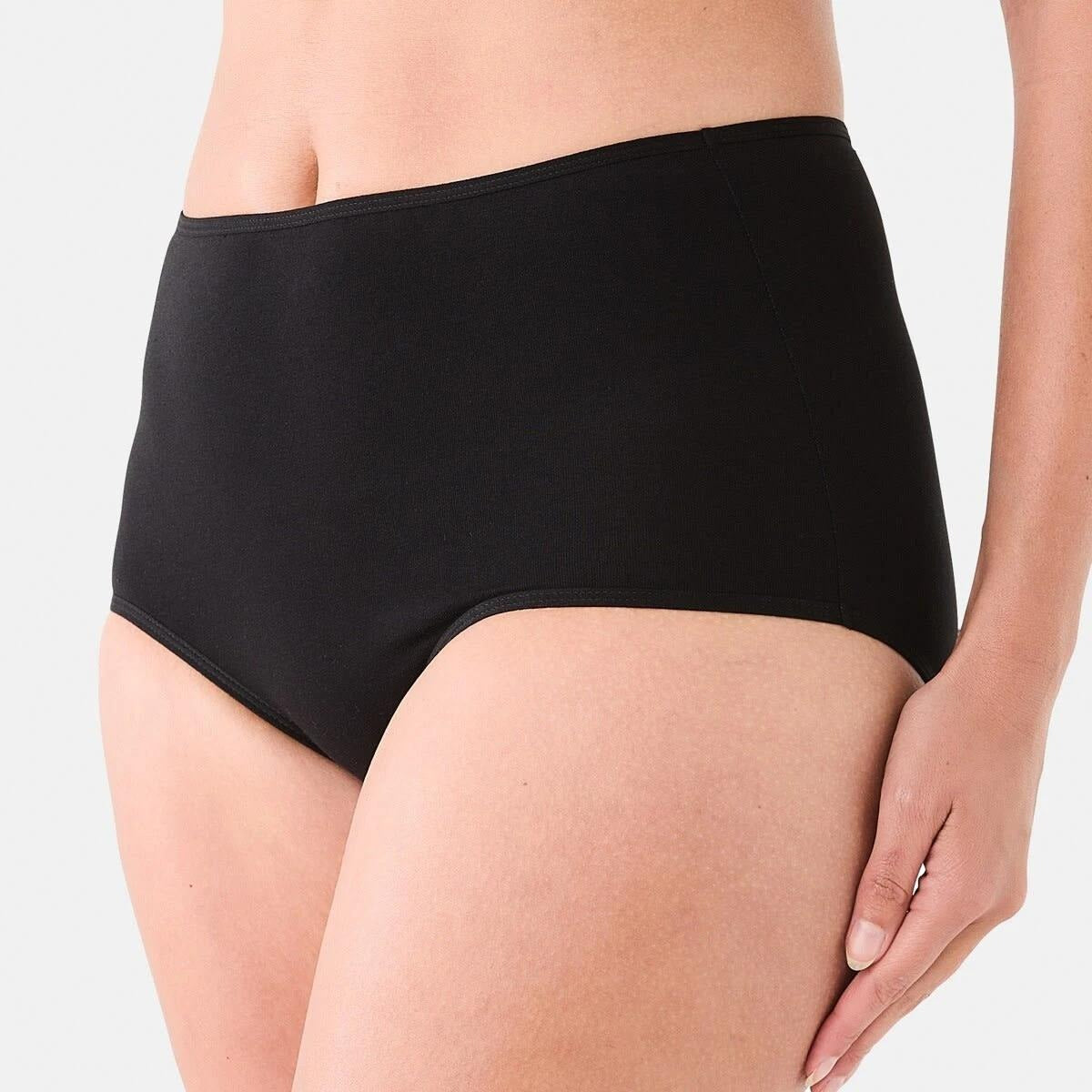 Pack of 5 Womens Full Back Cover Basic Cotton Brief Panties