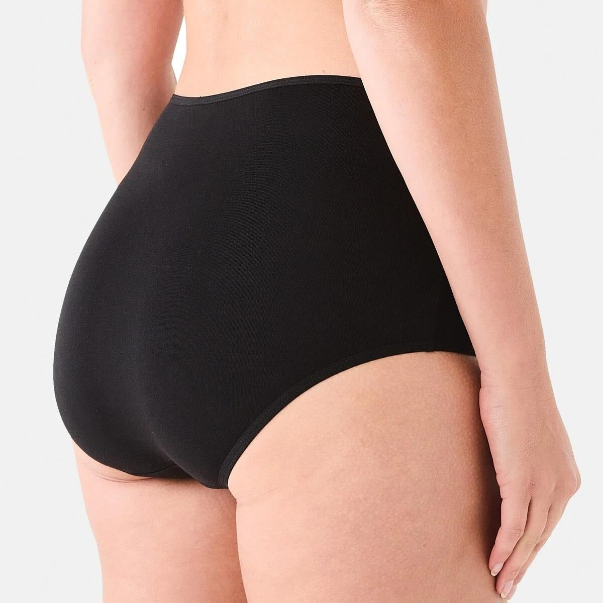 Pack of 5 Womens Full Back Cover Basic Cotton Brief Panties