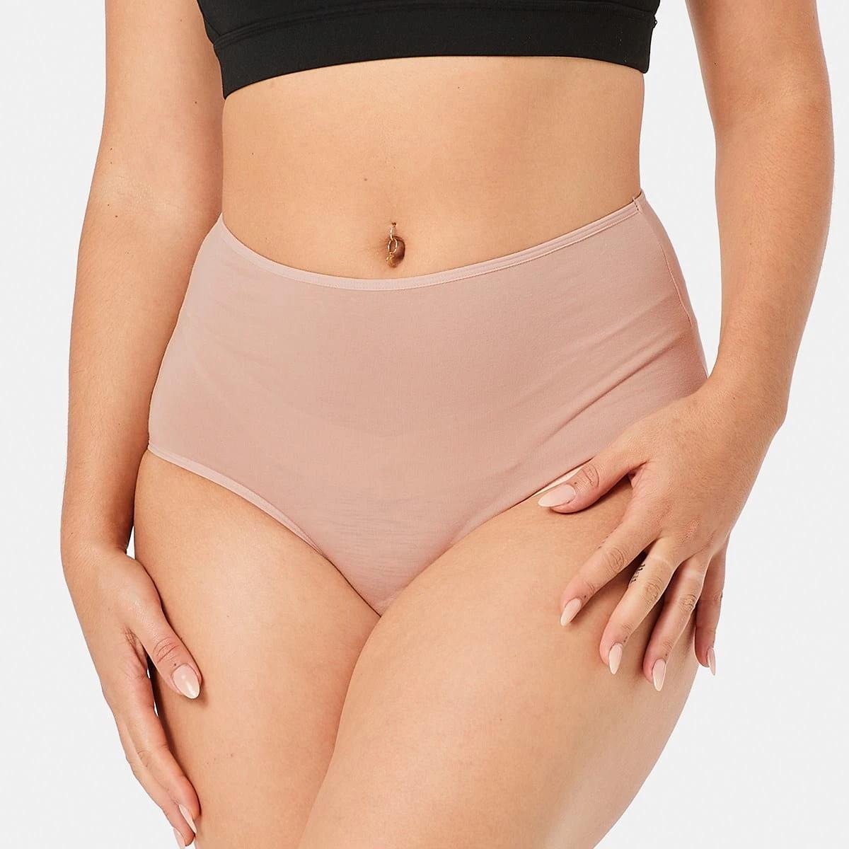 Pack of 5 Womens Full Back Cover Basic Cotton Brief Panties