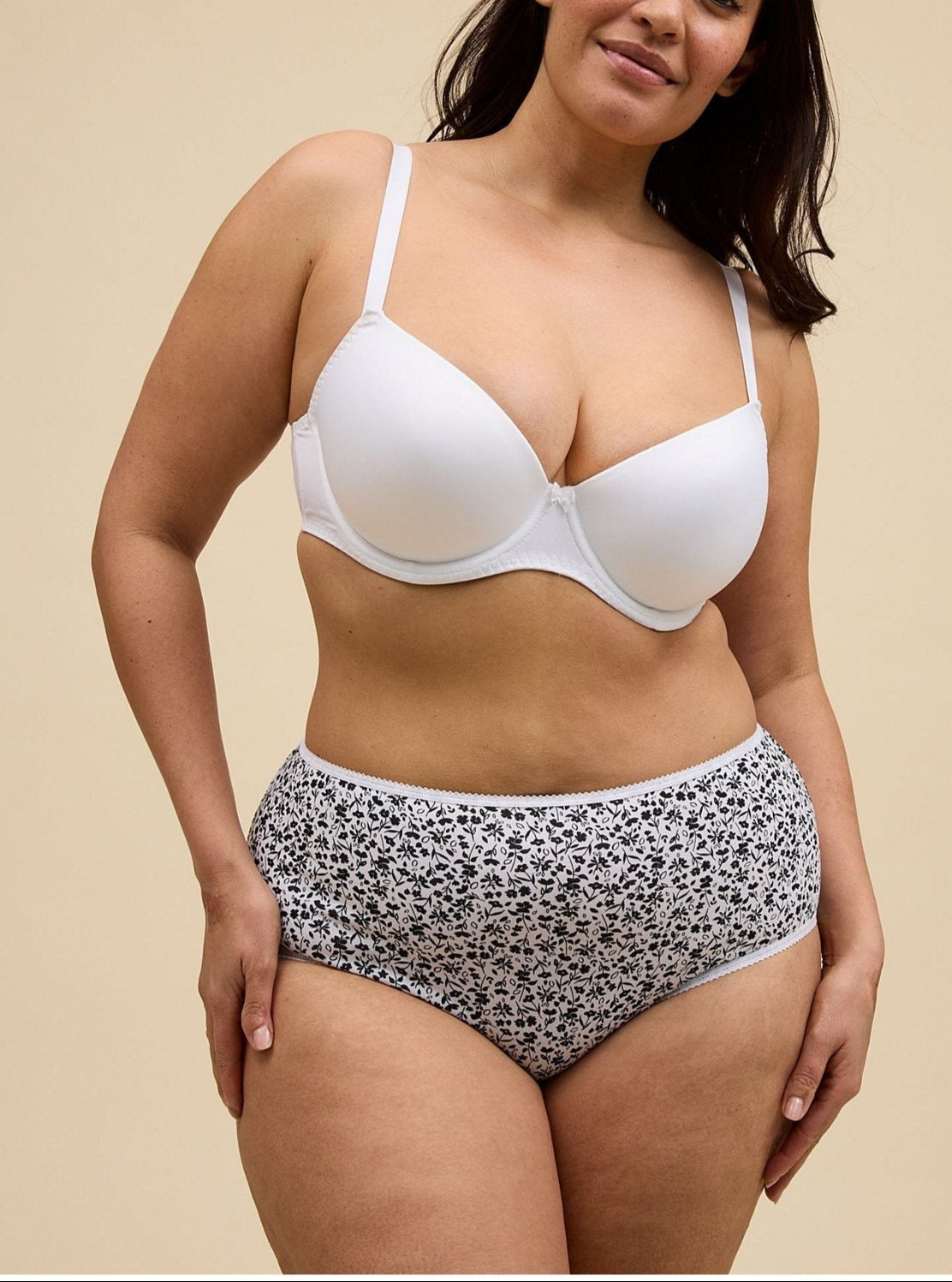 Pack of 5 Womens Assorted High Waisted Full Back Cover Cotton Panties