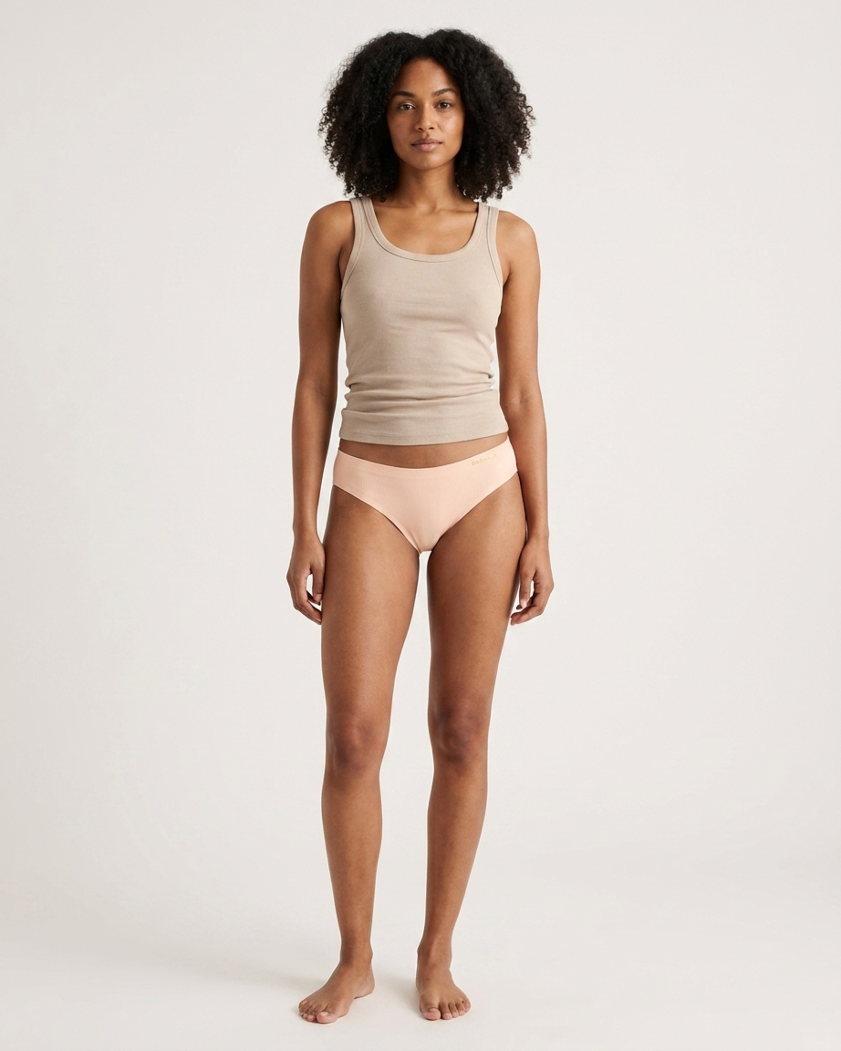 Women's Ribbed Stretch Bikini Brief Panty