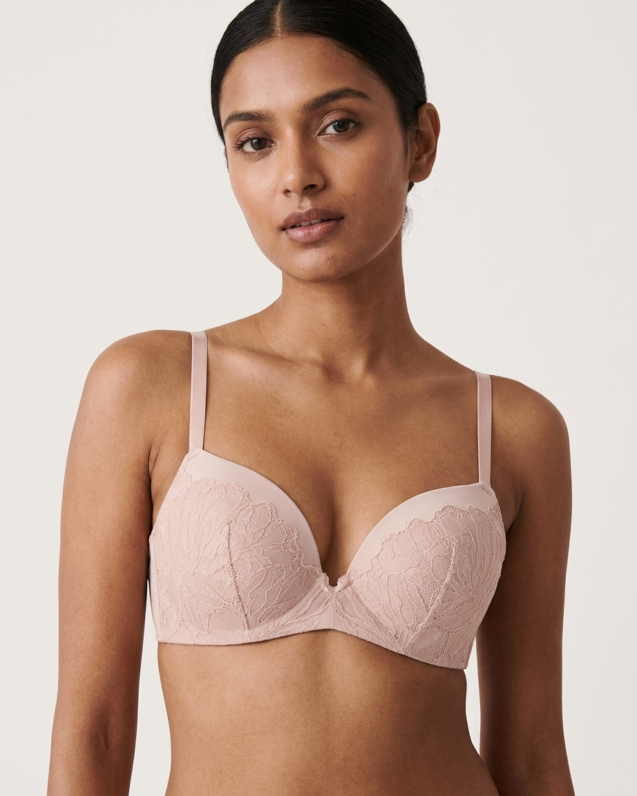 Women's Floral Lace Padded Bra