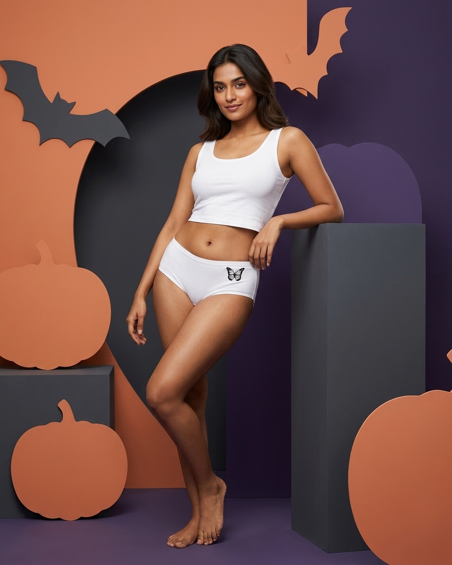 Pack of 3 Women's High Waist Cotton Panty