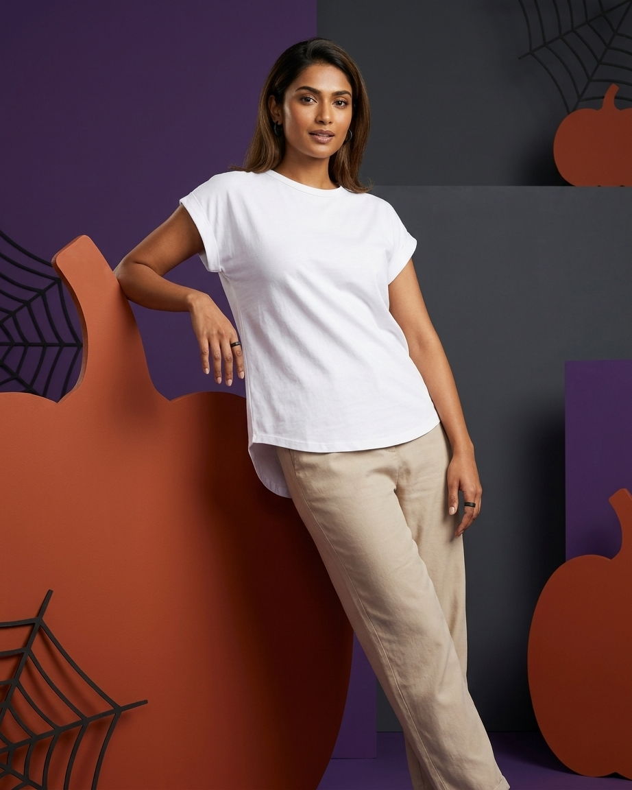 Women's Cotton Crew Neck T-Shirt