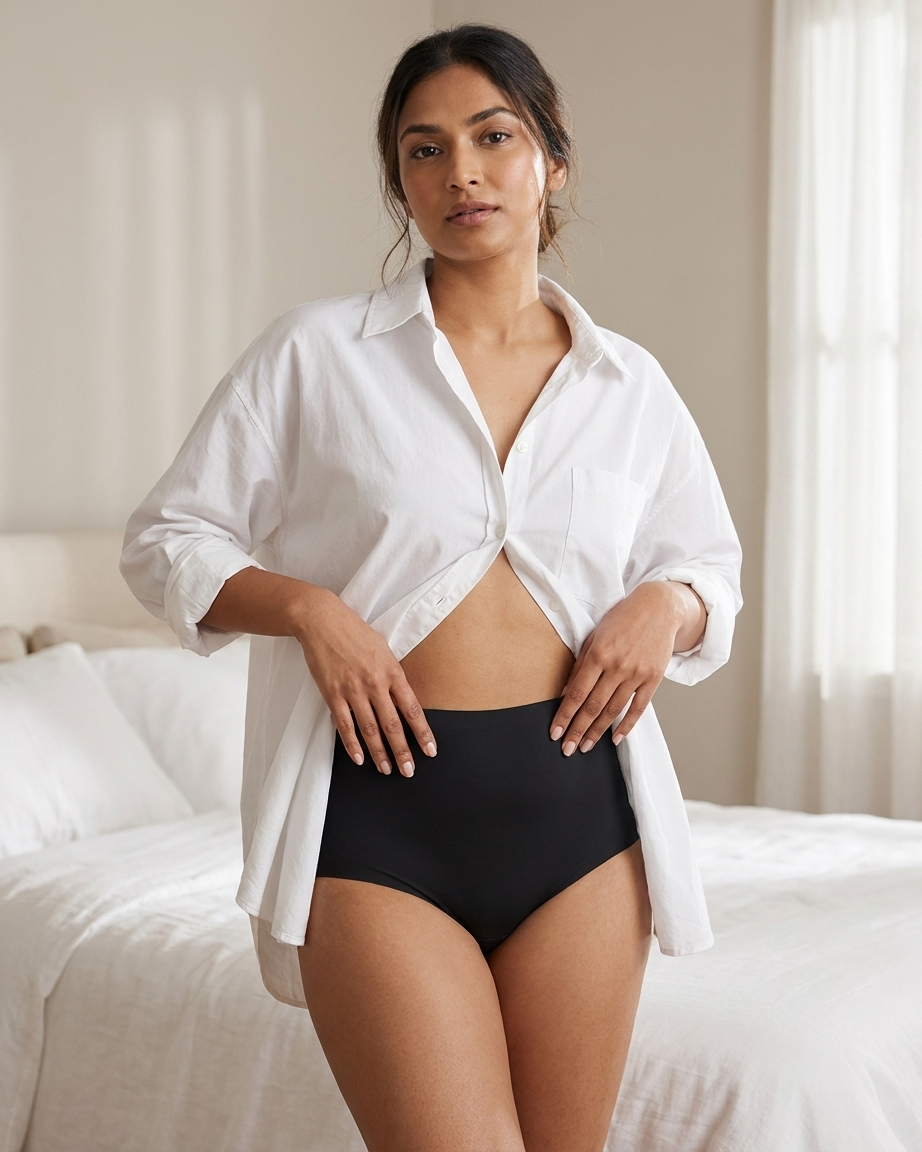 Women's High Waist Full Coverage Seamless Panty