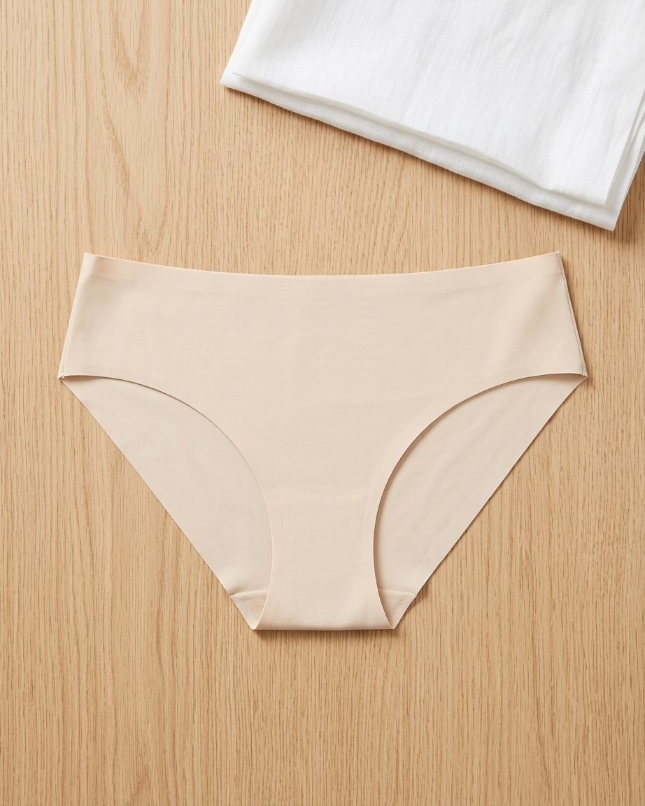 Women's No-Show Half Back Coverage Seamless Panty