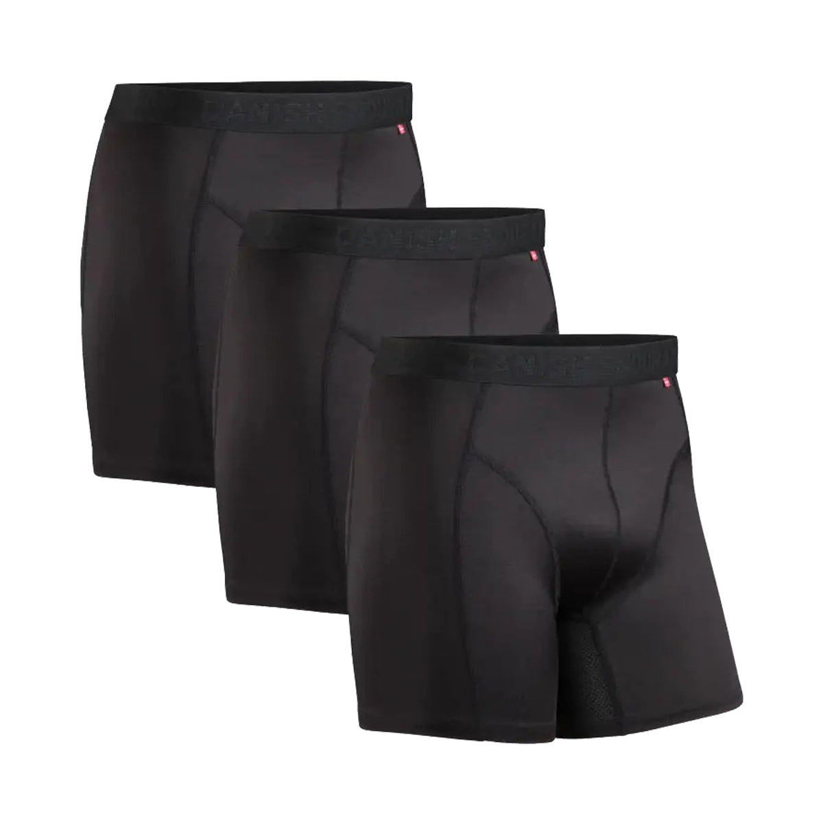 Pack of 3 Mens Moisture Wicking Stretch Mesh Sports Trunks Boxer