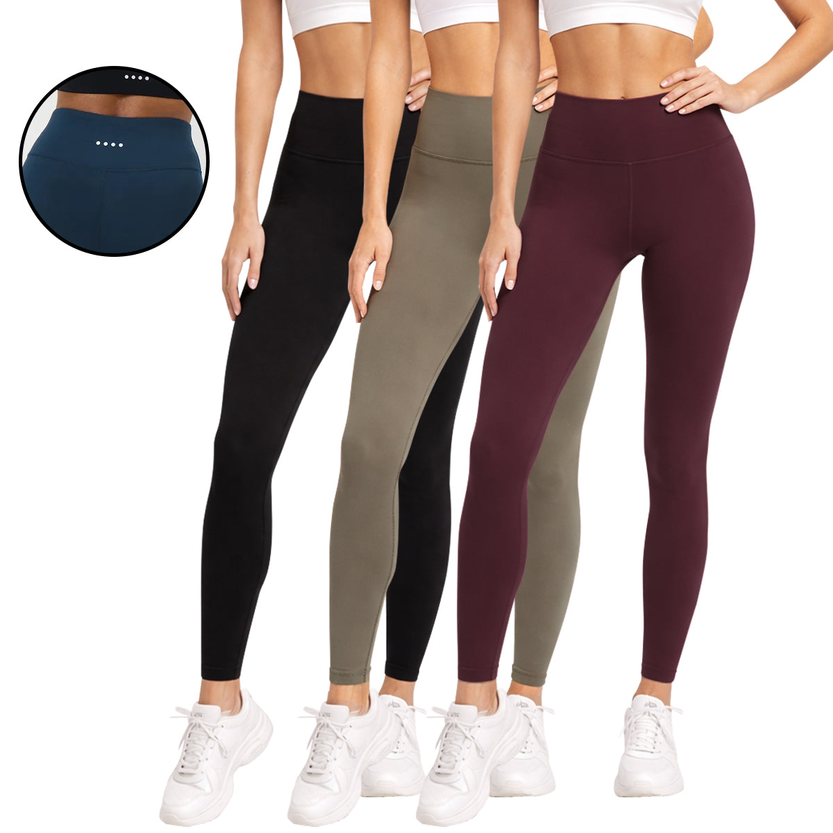 Womens High Waist Workout Yoga Pants Leggings
