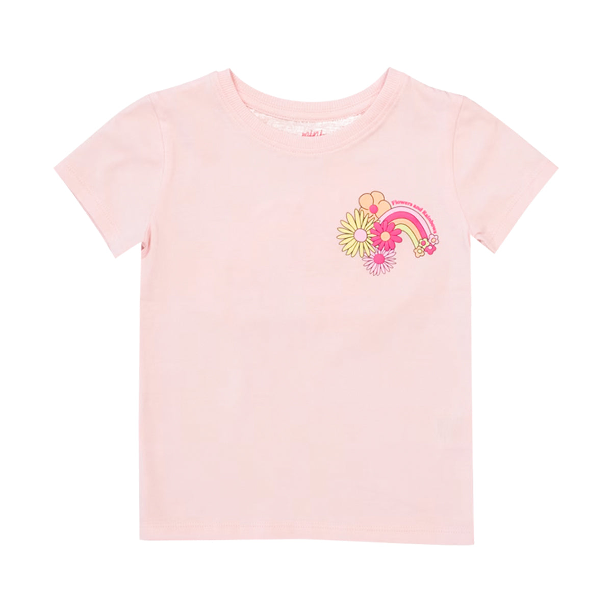 Girls Printed Soft Cotton Short Sleeve T-Shirt
