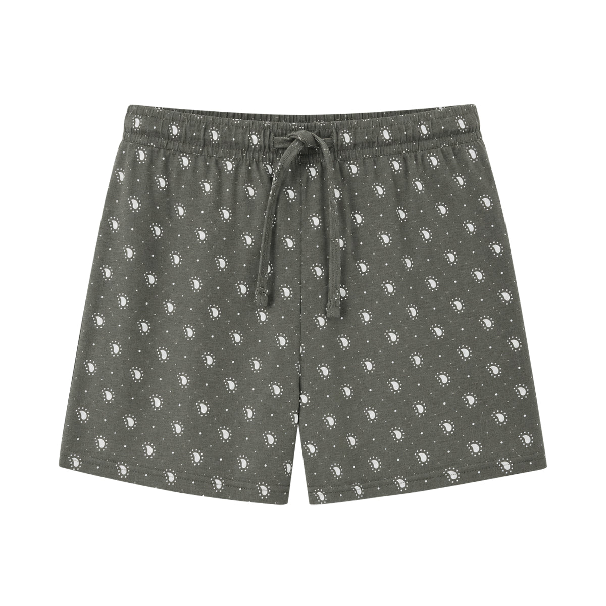 Mens Summer Soft Lightweight Printe Sleepwear Pajama Shorts