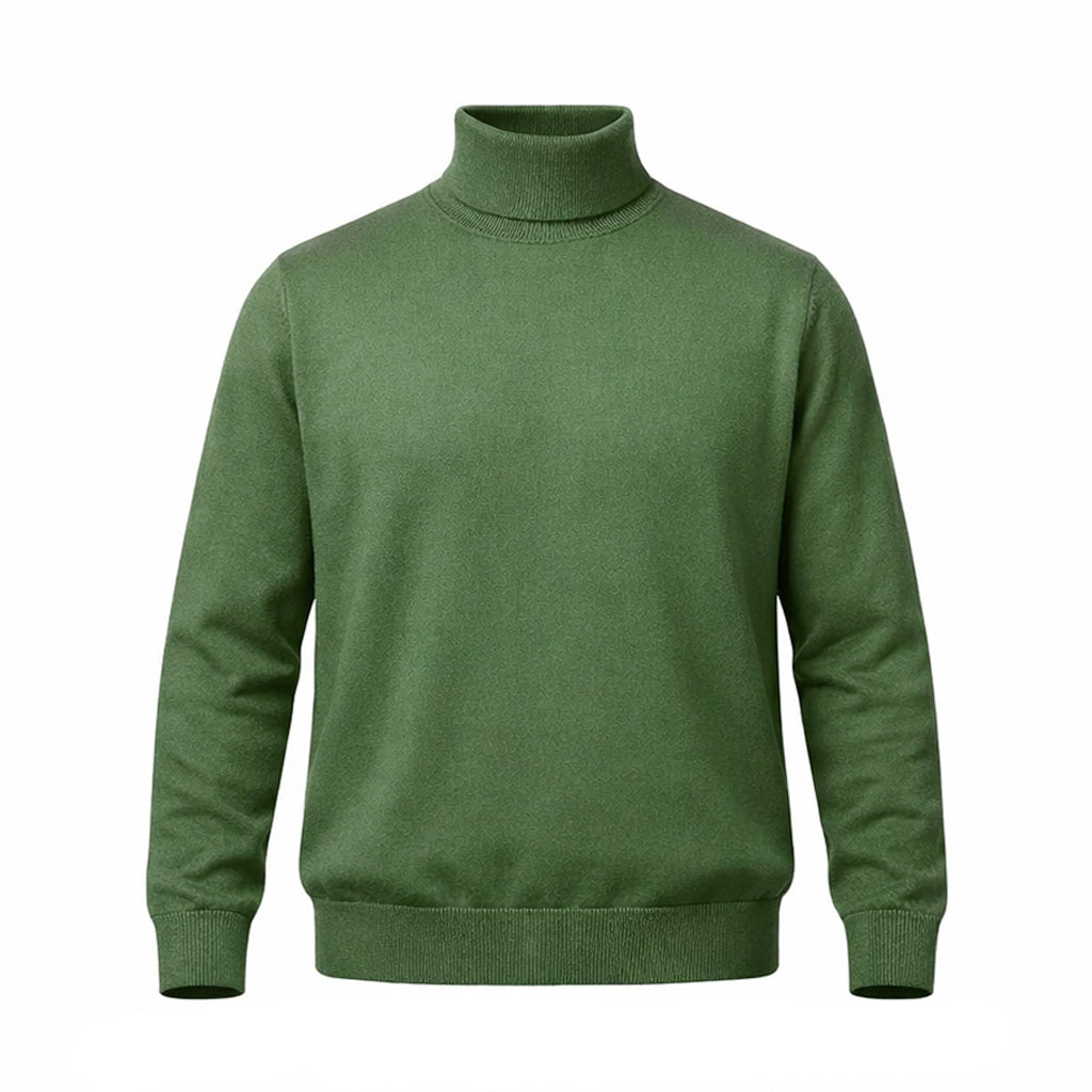 Mens Turtle Neck Pullover Sweater