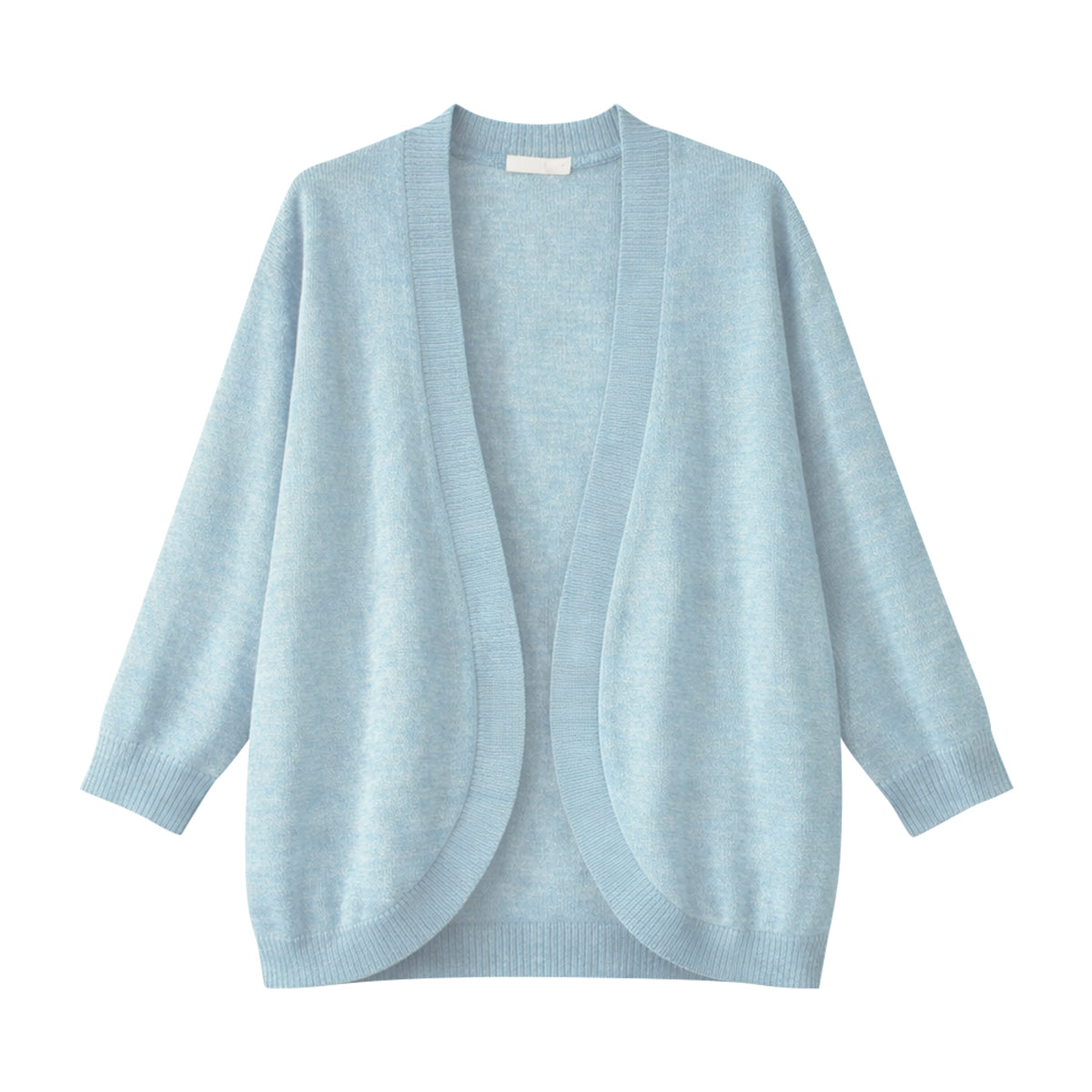 Womens Soft Knit Open-Front Lightweight Long Sleeve Cardigan