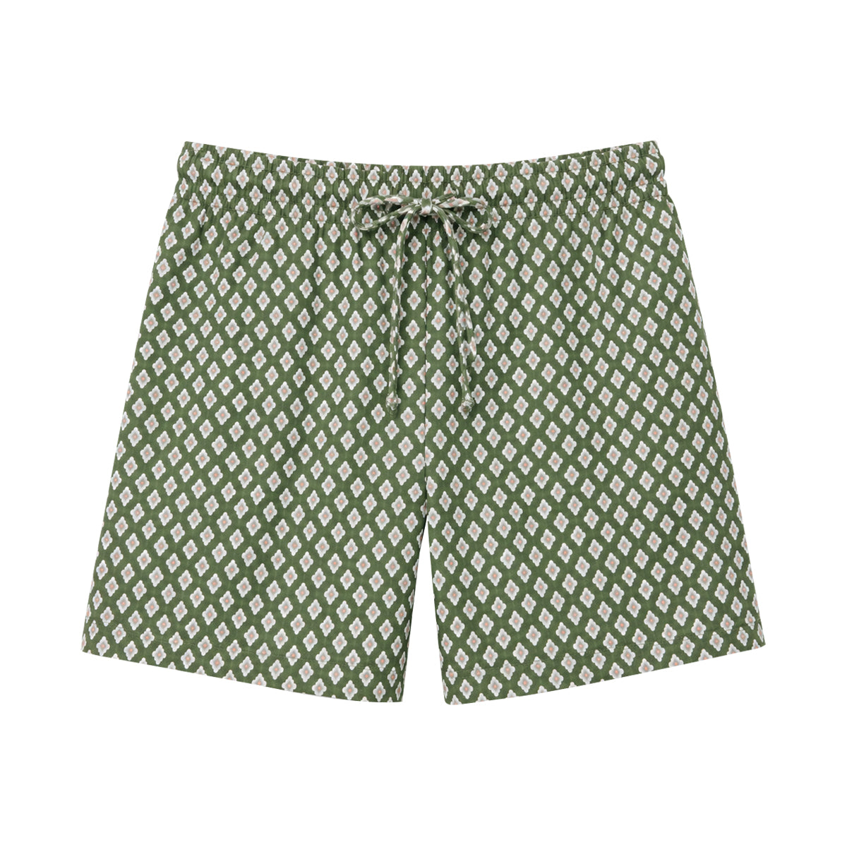 Mens Summer Soft Lightweight Printe Sleepwear Pajama Shorts