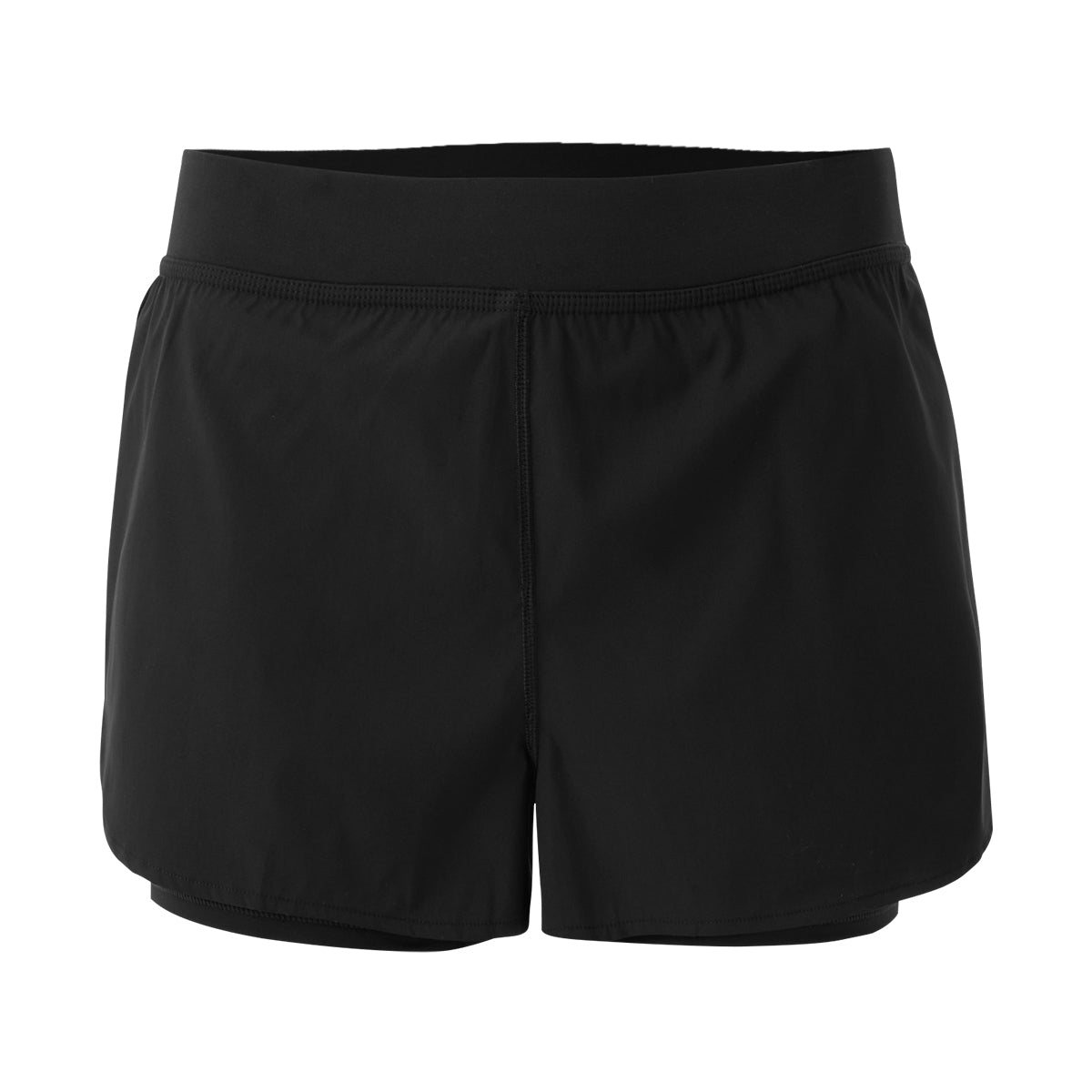 Womens 2-in-1 Gym Shorts with Inner Compression Layer