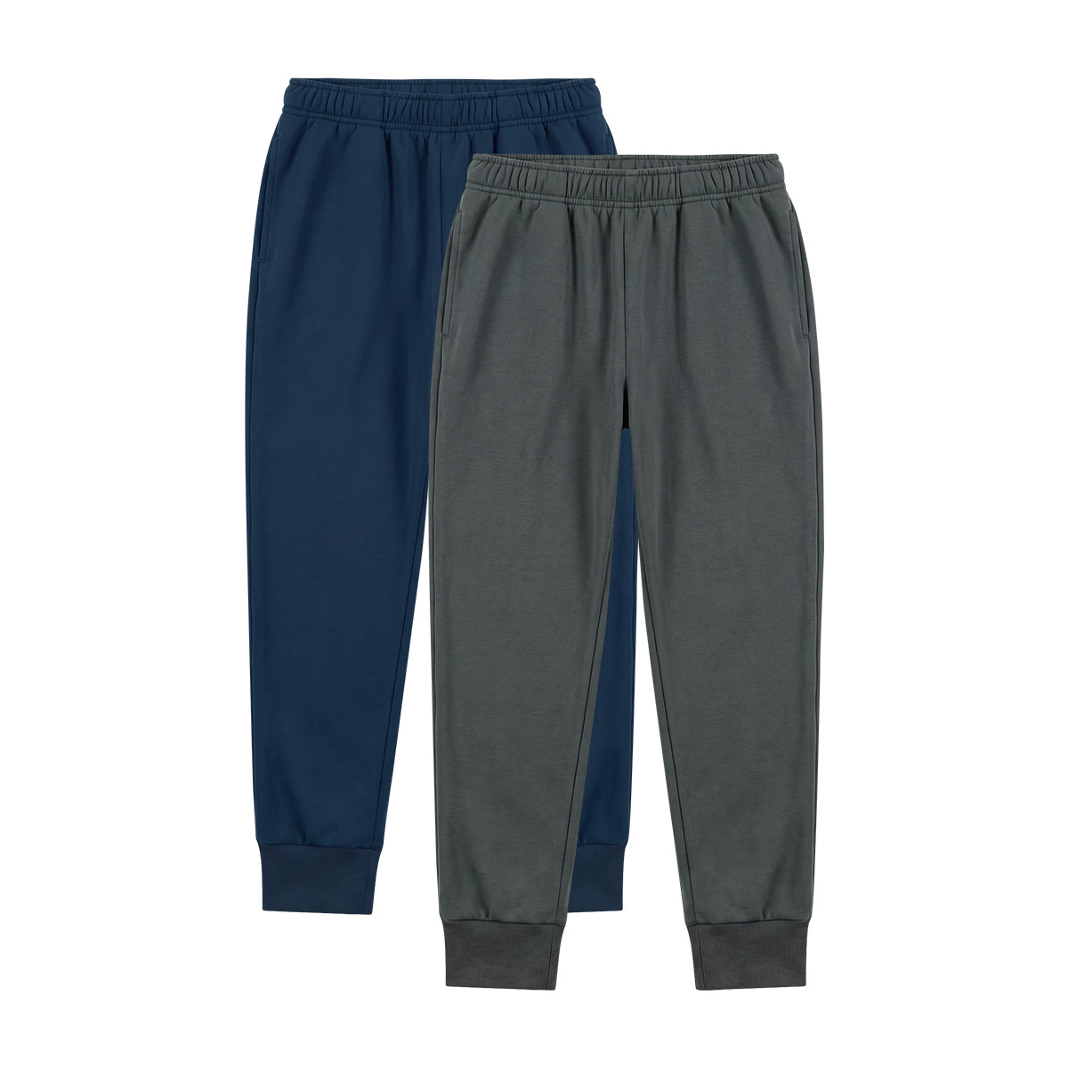 Men's Drawstring Waist Fleece Jogger Pants with Side Pockets