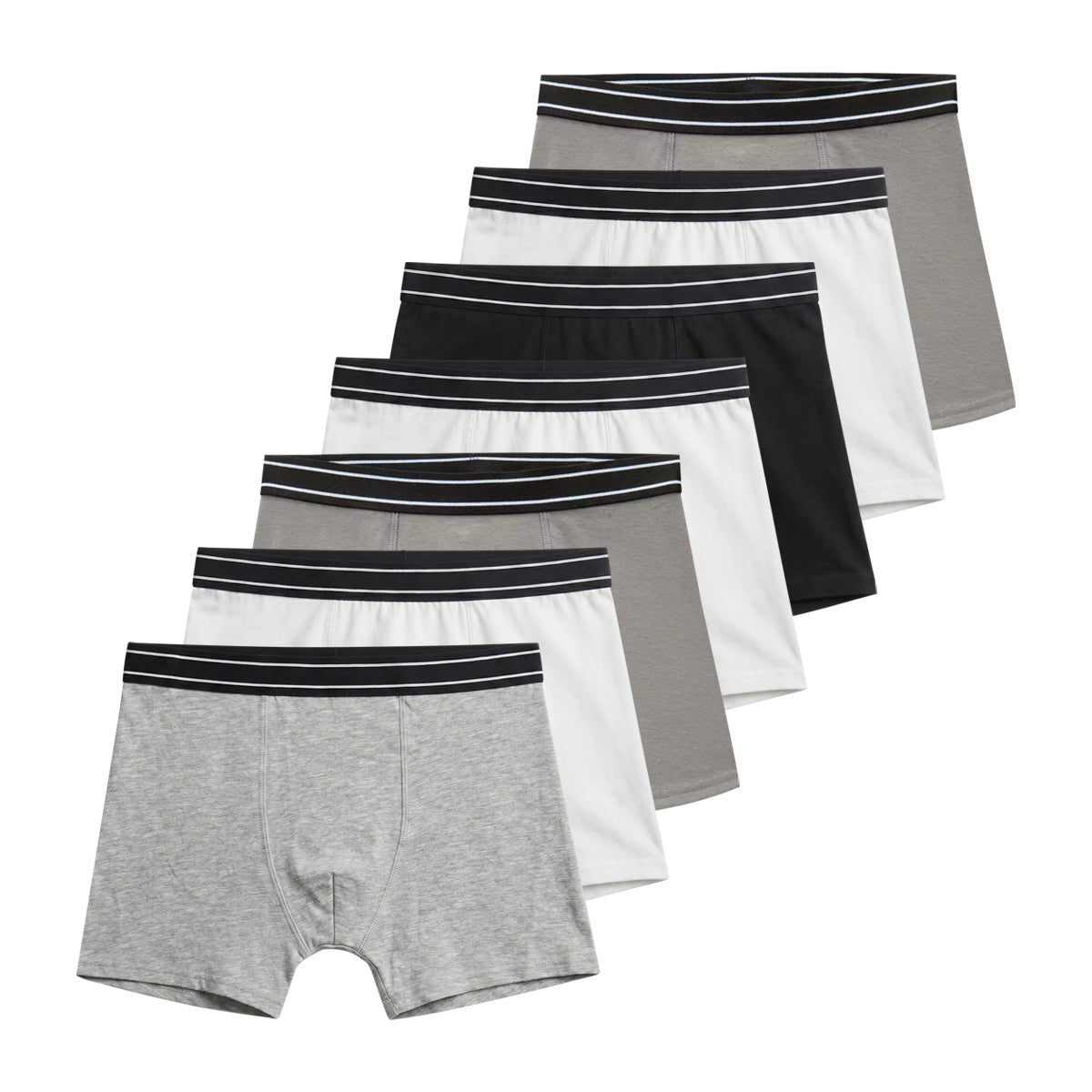 Pack of 7 Boys Essential Cotton Stretch Trunk Boxer
