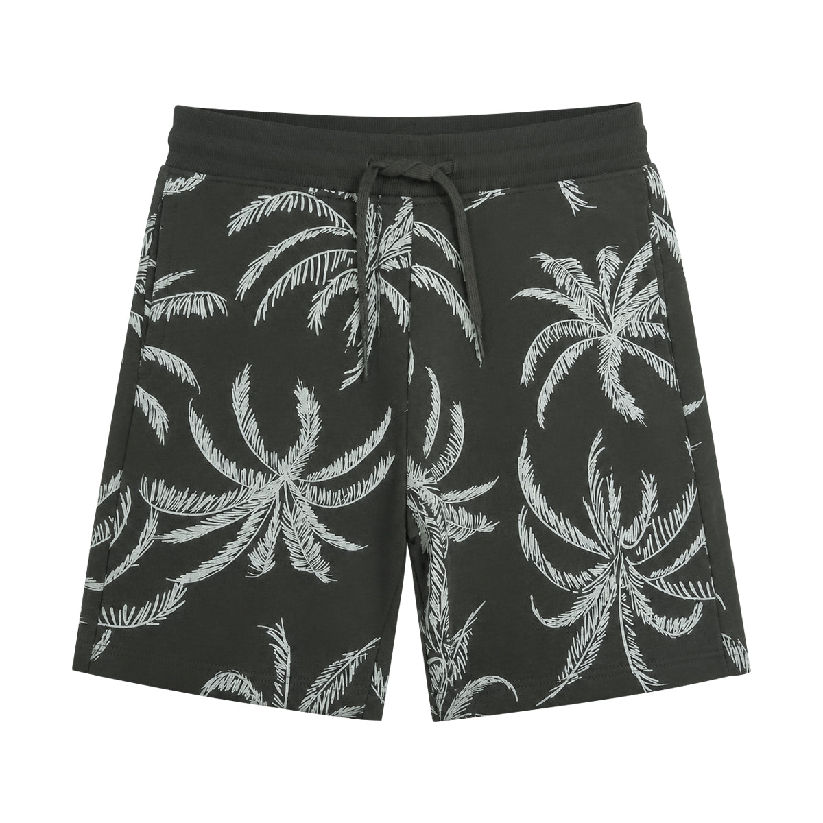 Boys Casual Print Cotton Blend Summer Shorts with Pockets
