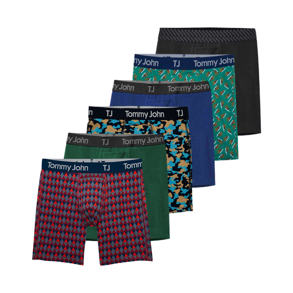 Mens Premium Mid Length Cotton Stretch Boxer