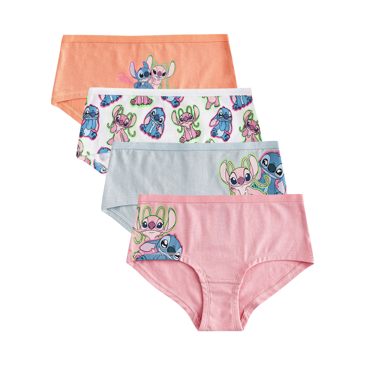 Pack of 3 Girls Cotton Printed Brief Panty Underwear