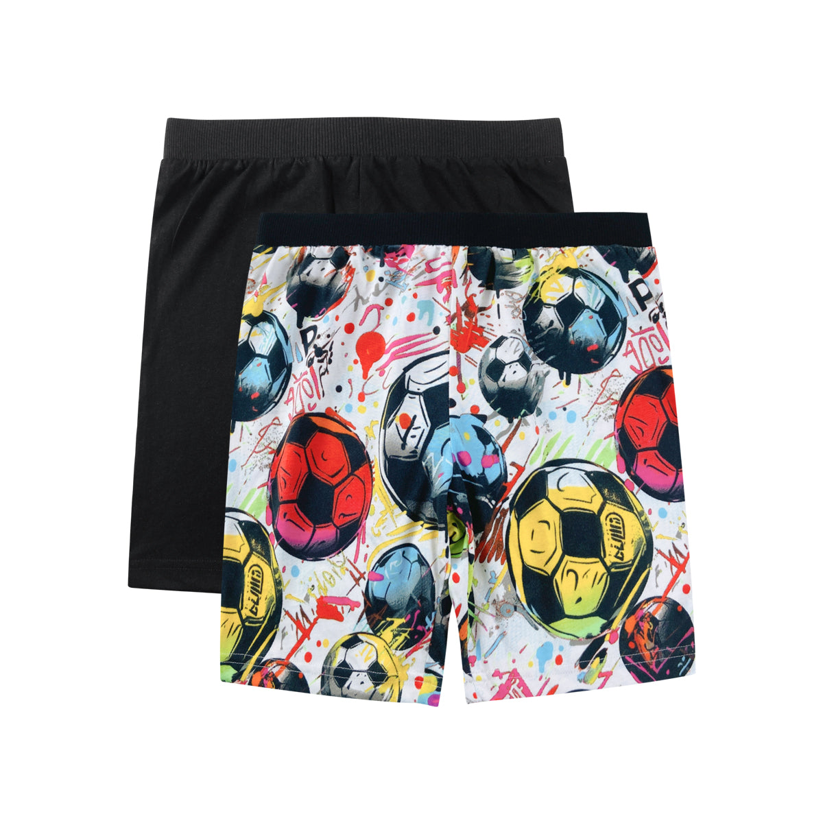 Boys Printed & Solid Cotton Jersey Shorts