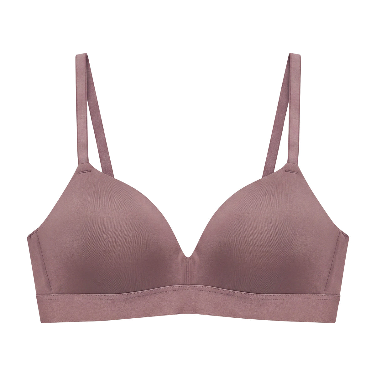 Women's Microfiber Padded Wireless Triangle Bra