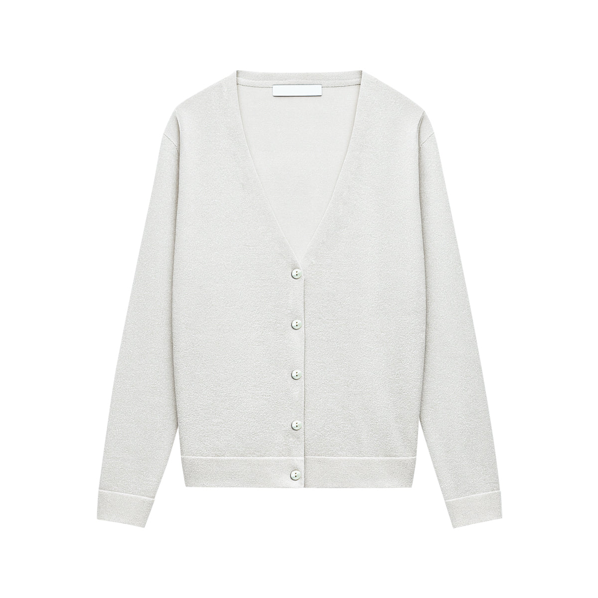 Womens Soft Thread Knit Sparkle Cardigan