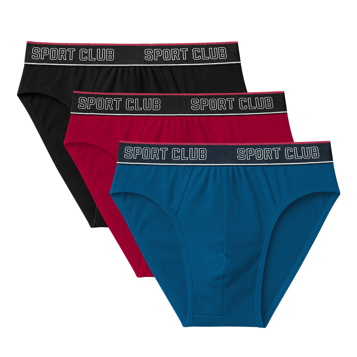 Pack of 3 Mens Premium Soft Stretch Cotton Briefs