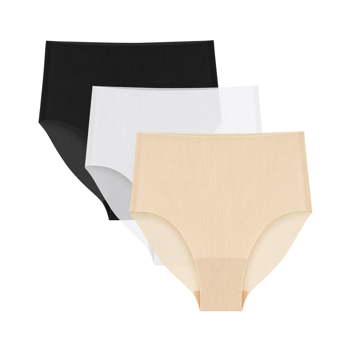 Womens Ultra Soft Semi-Transparent Seamless Full Back Panty