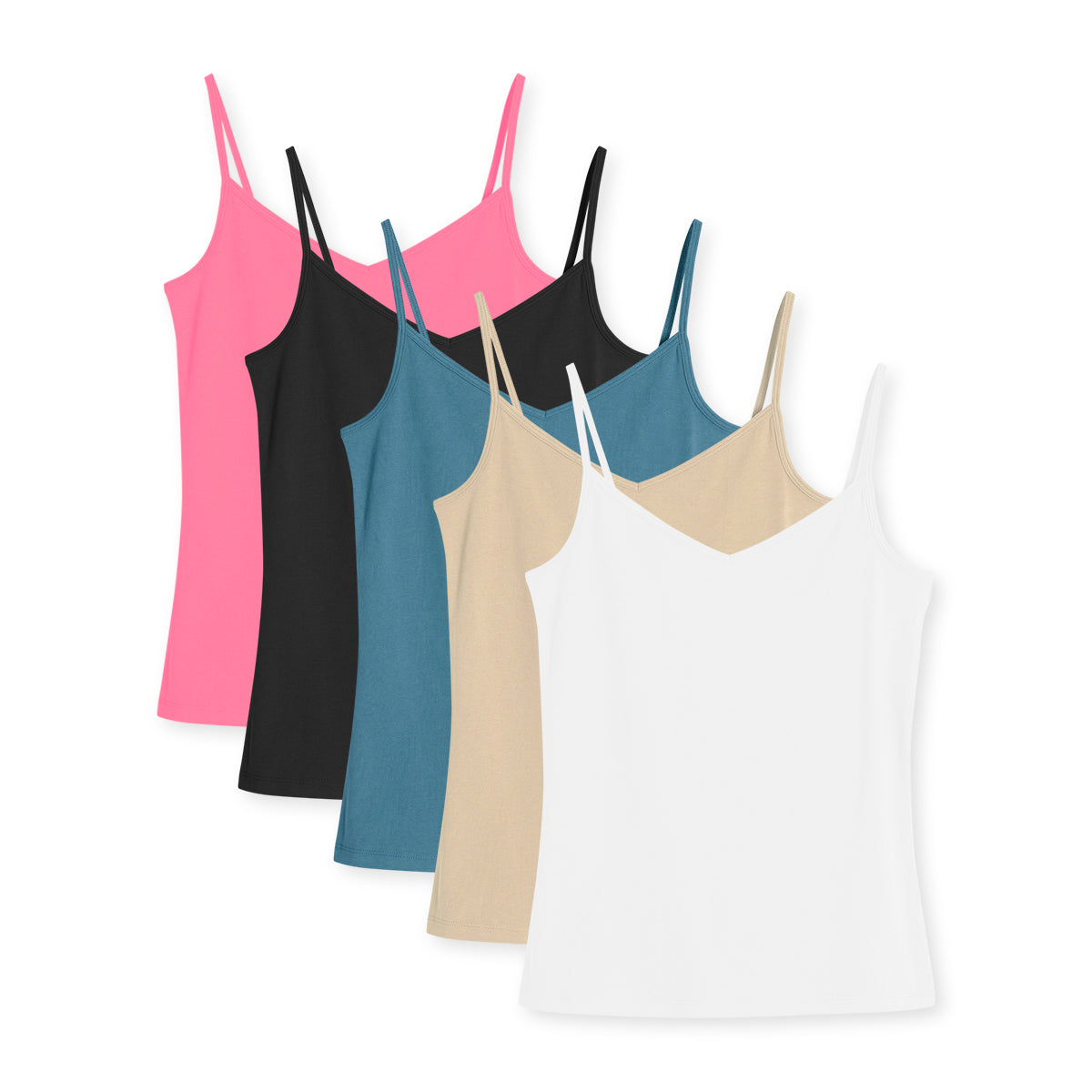 Ladies Basic Camisole V-Neck Cotton Tank Top
