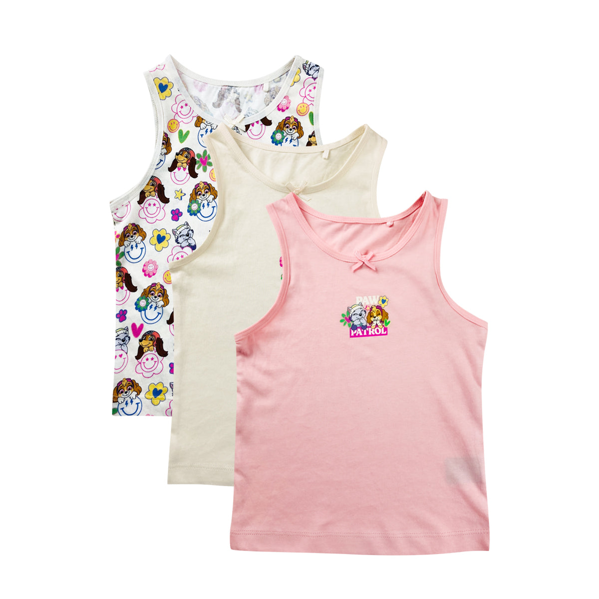 Girl's Print Scoop Neck Soft Sleeveless Vest Tank Tops