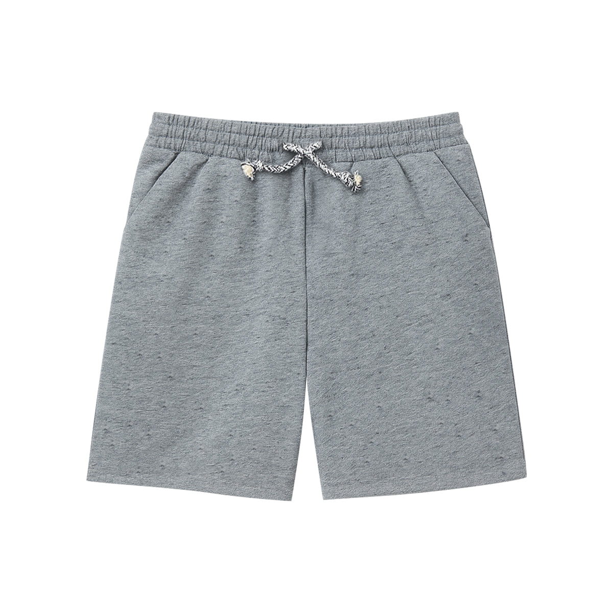 Mens Cotton Knit Fleece Lounge Shorts