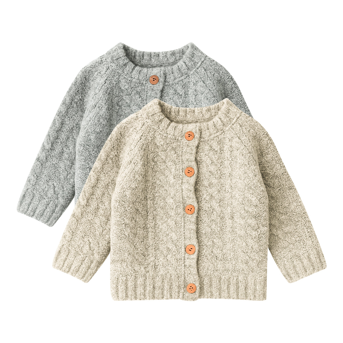 Girls Cotton Knitted Cardigan Sweater