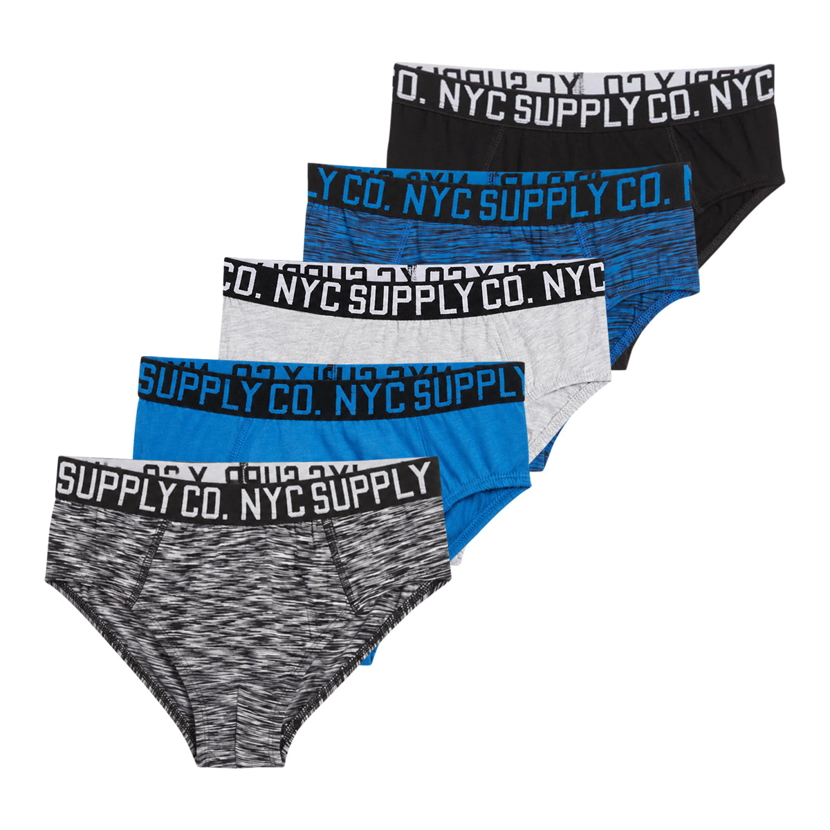 Boys Soft Stretch Cotton Jersey Briefs