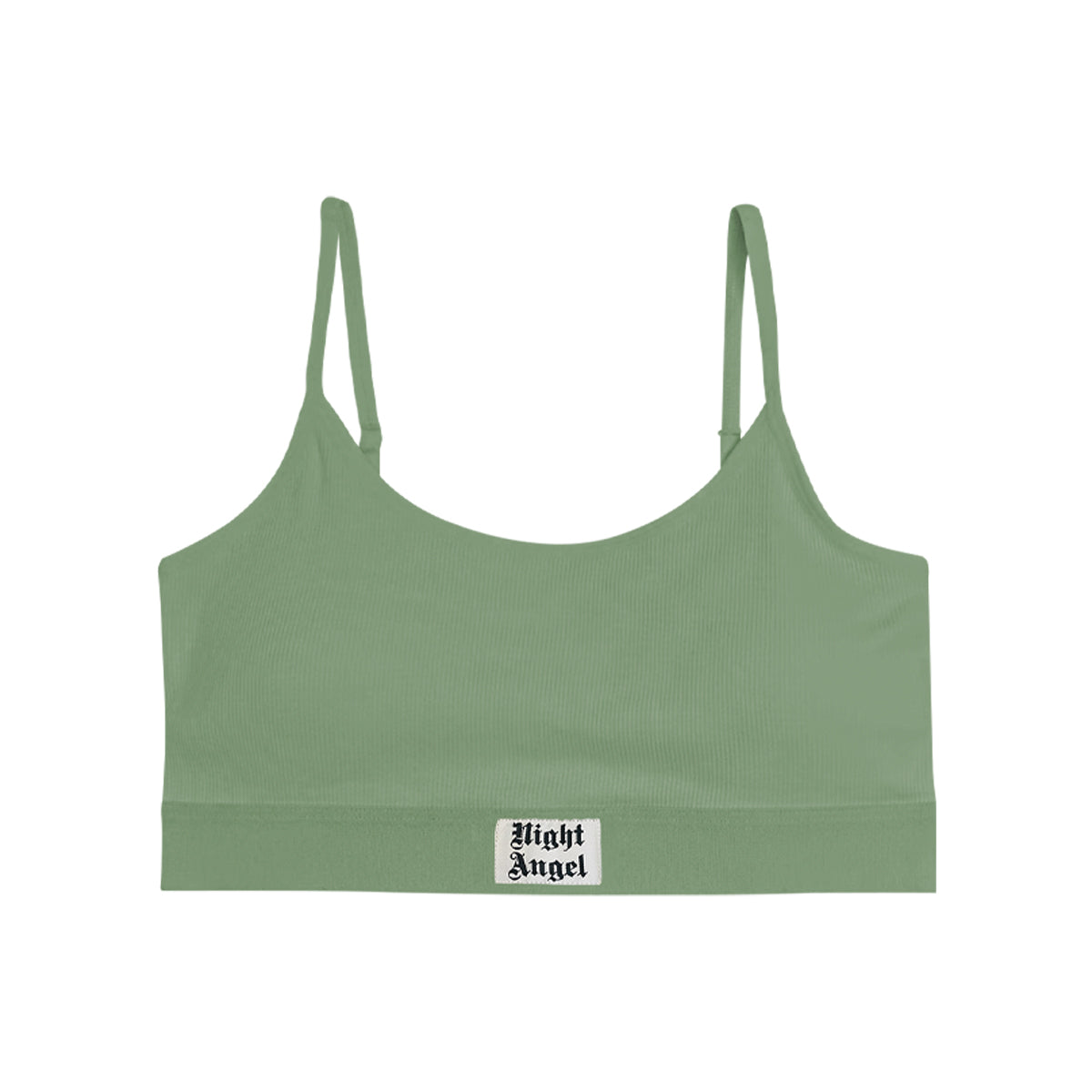 Ladies Adjustable Ribbed Padded Sports Bra